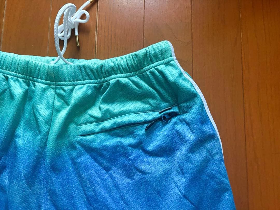 ballaholic Gradation Mesh Zip Shorts 青