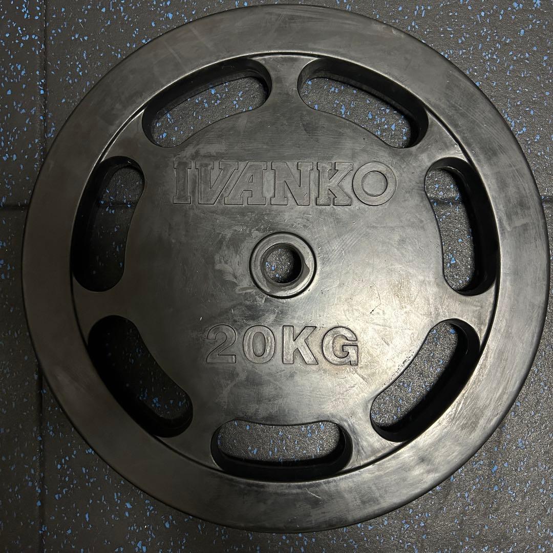IVANKO イヴァンコ 径28mm ラバープレート 20kg① アイロテック
