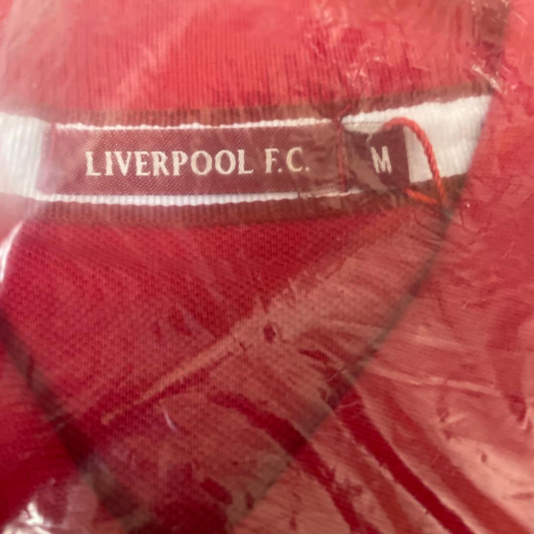 新品未開封品　リバプール LFC 赤 ポロシャツ イギリス国旗付き