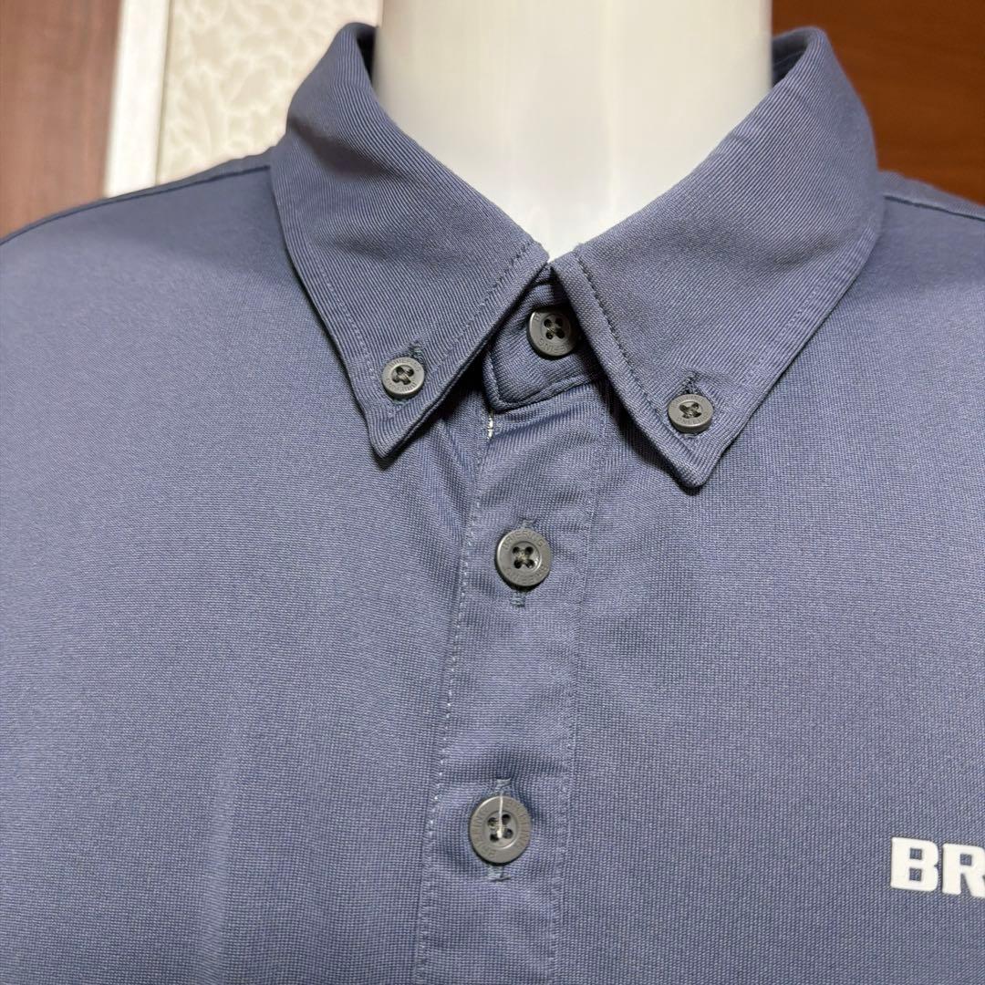ブリーフィングBRIEFING グレー ポロシャツL