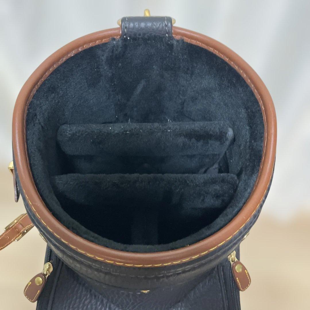 希少品 美品 HONMA ホンマ 本間 クラシック 本革 レザー キャディバッグ