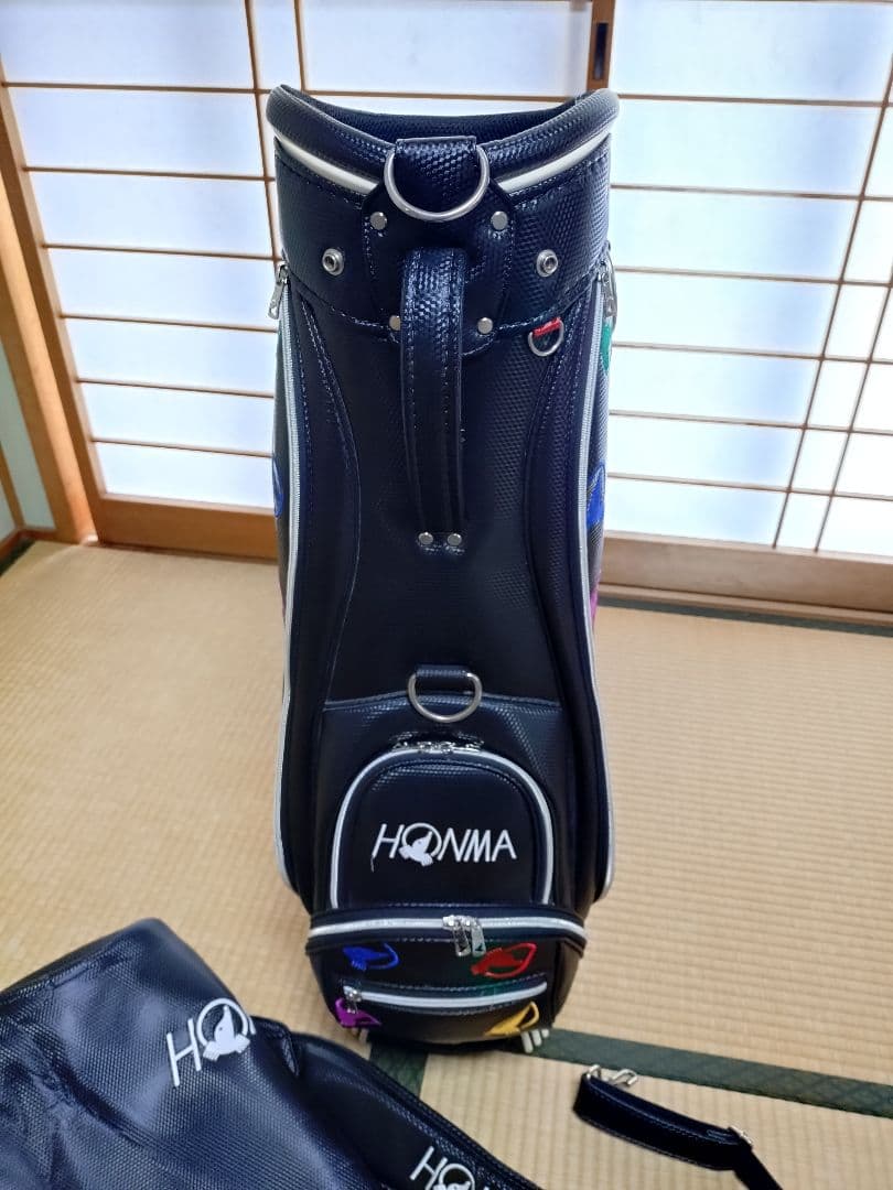 HONMA　本間ゴルフ　ホンマゴルフ　キャディバッグ　キャディバック　モグラ柄