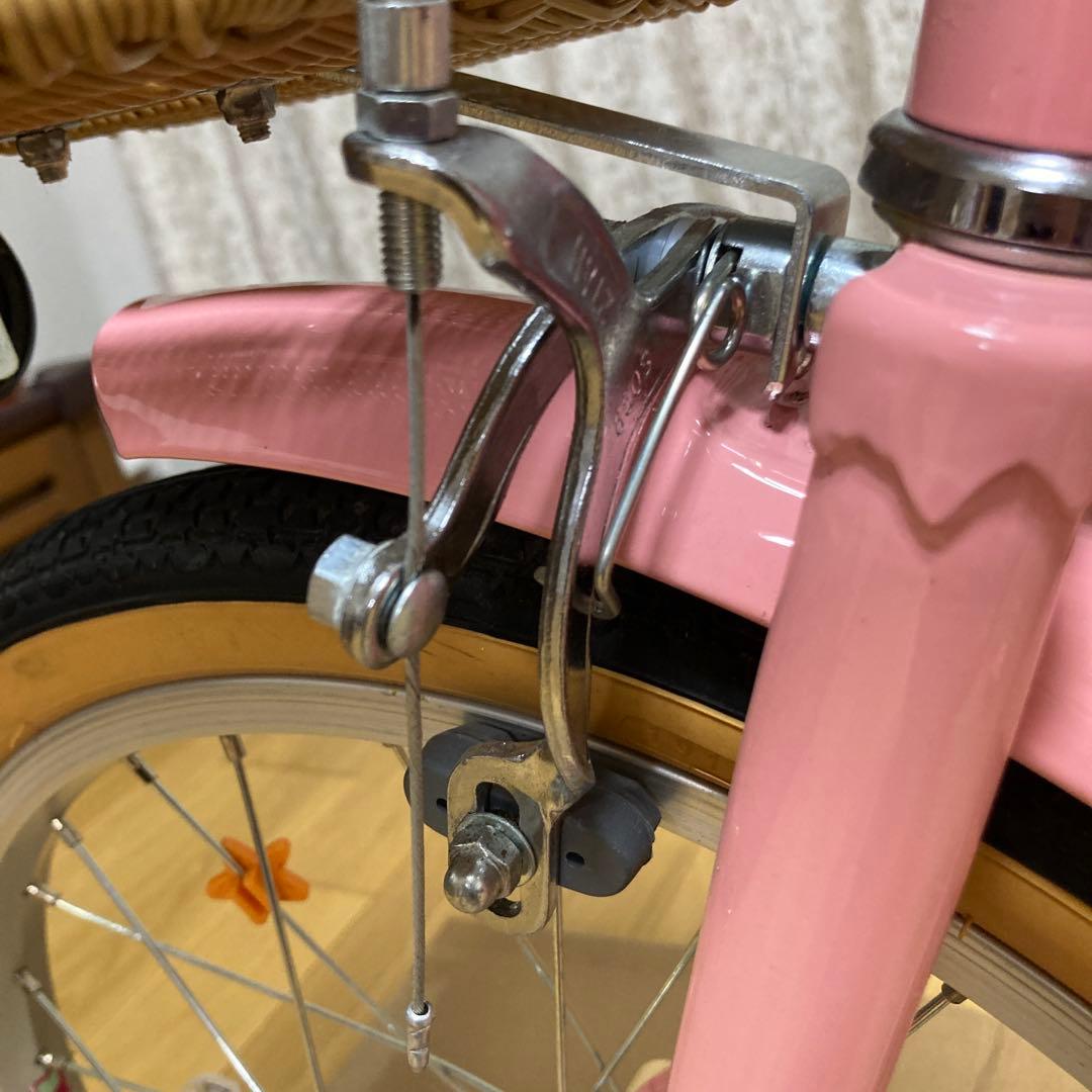 【美品】ブリヂストン　子ども用自転車　18インチ　ピンク
