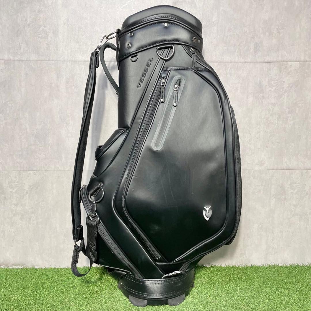 ベゼル VESSEL PRODIGY キャディバッグ ゴルフバッグ ブラック