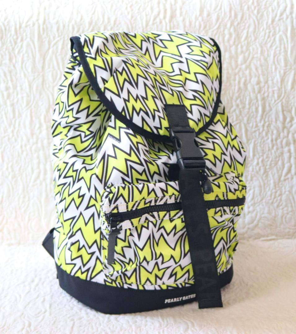 35,200円新品タグ付き【パーリーゲイツ】エレキ柄シリーズ リュックサック