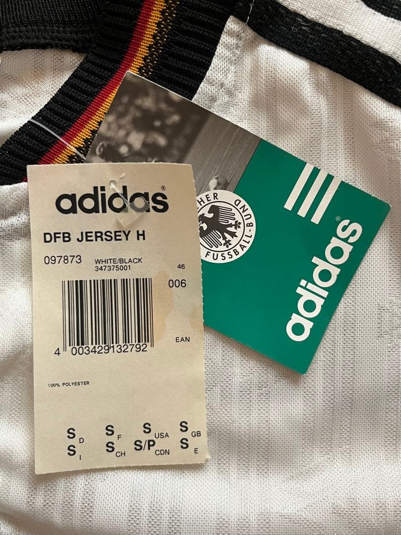 激レア！【未使用】アディダス クリンスマン #18 ドイツ ユーロ 1996