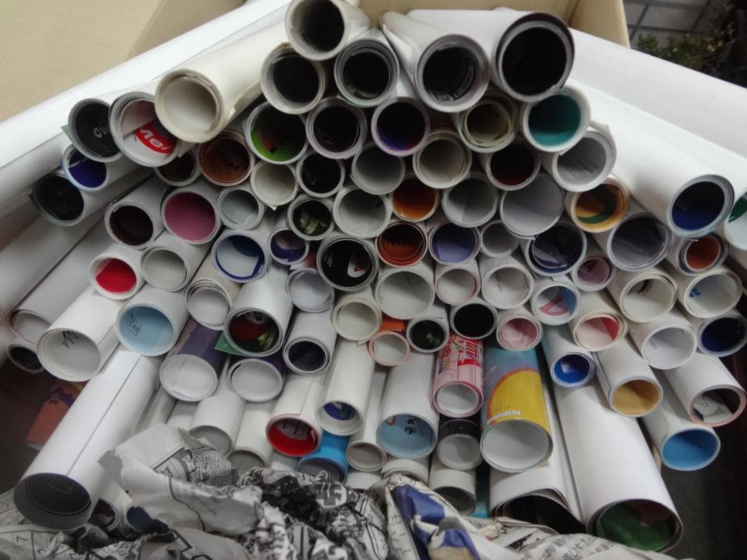 ポスター５００本まとめて●アニメ・アーティストほか混合サイズ混合●入手困難非売品