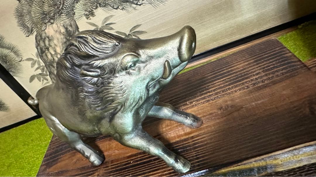 干支・亥(猪)の/高岡銅器の縁起物