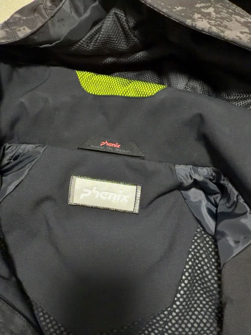 Phenix スキーウェア メンズ ダークグレー カモフラージュ　M サイズ