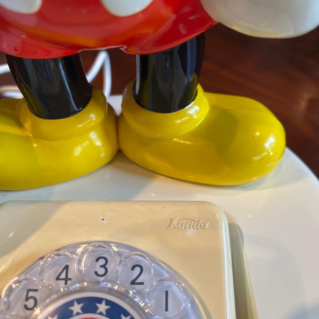 tomomiヴィンテージDisney ディズニー　ミッキーマウス　電話機