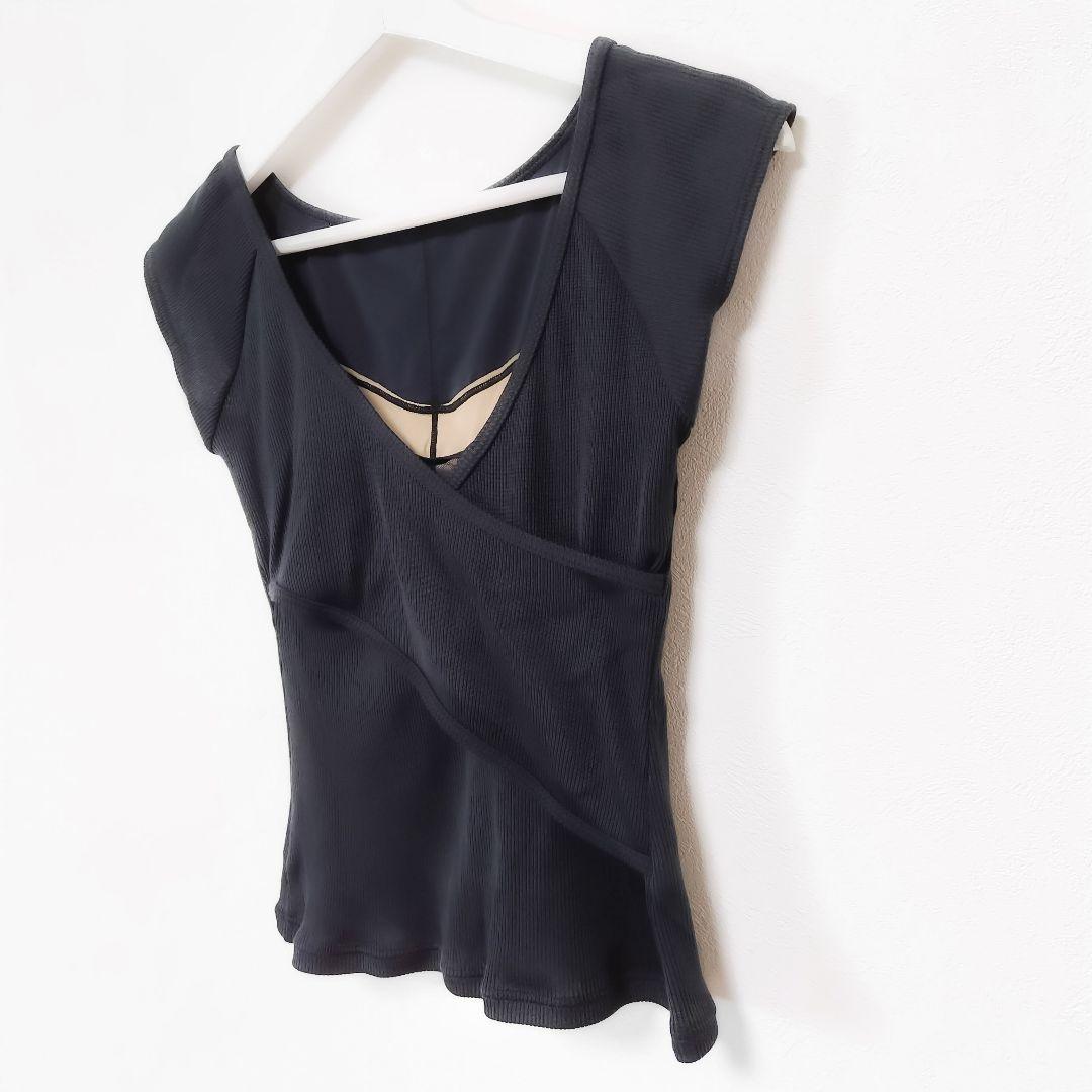 M チャコット 綿混 カップ付きTシャツ ＊ヨガウェア バレエ ダンス トップス