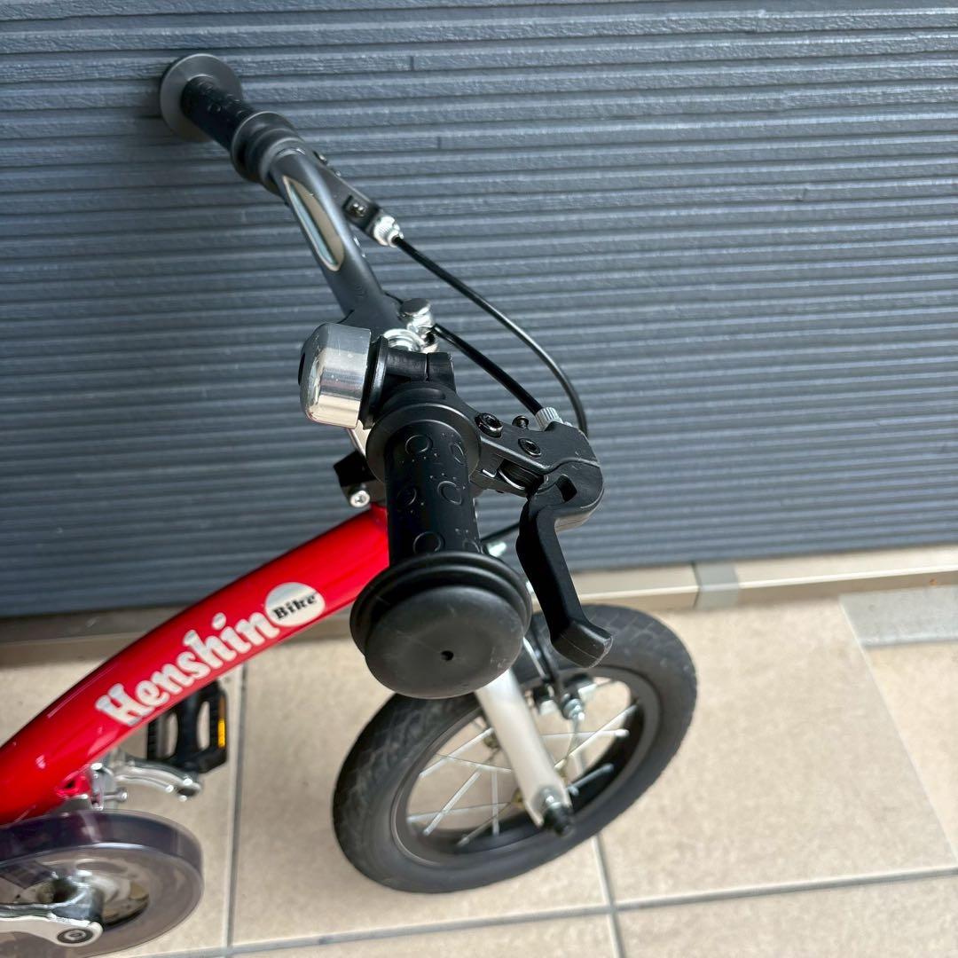 【最新型】へんしんバイク2 レッド　キックバイク Henshin Bike