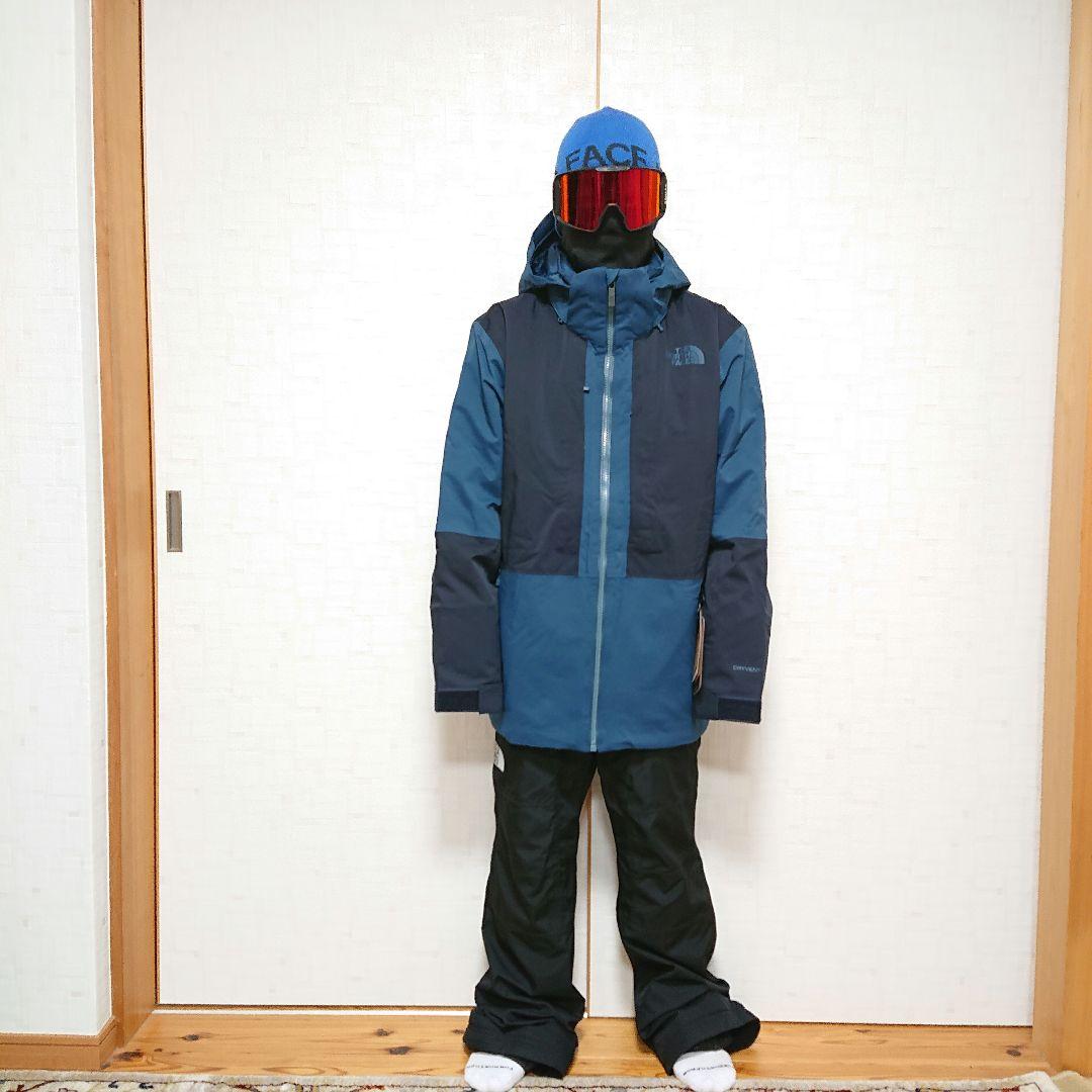 新品未使用THE NORTH FACEスキースノーボードジャケットウェアXL青紺