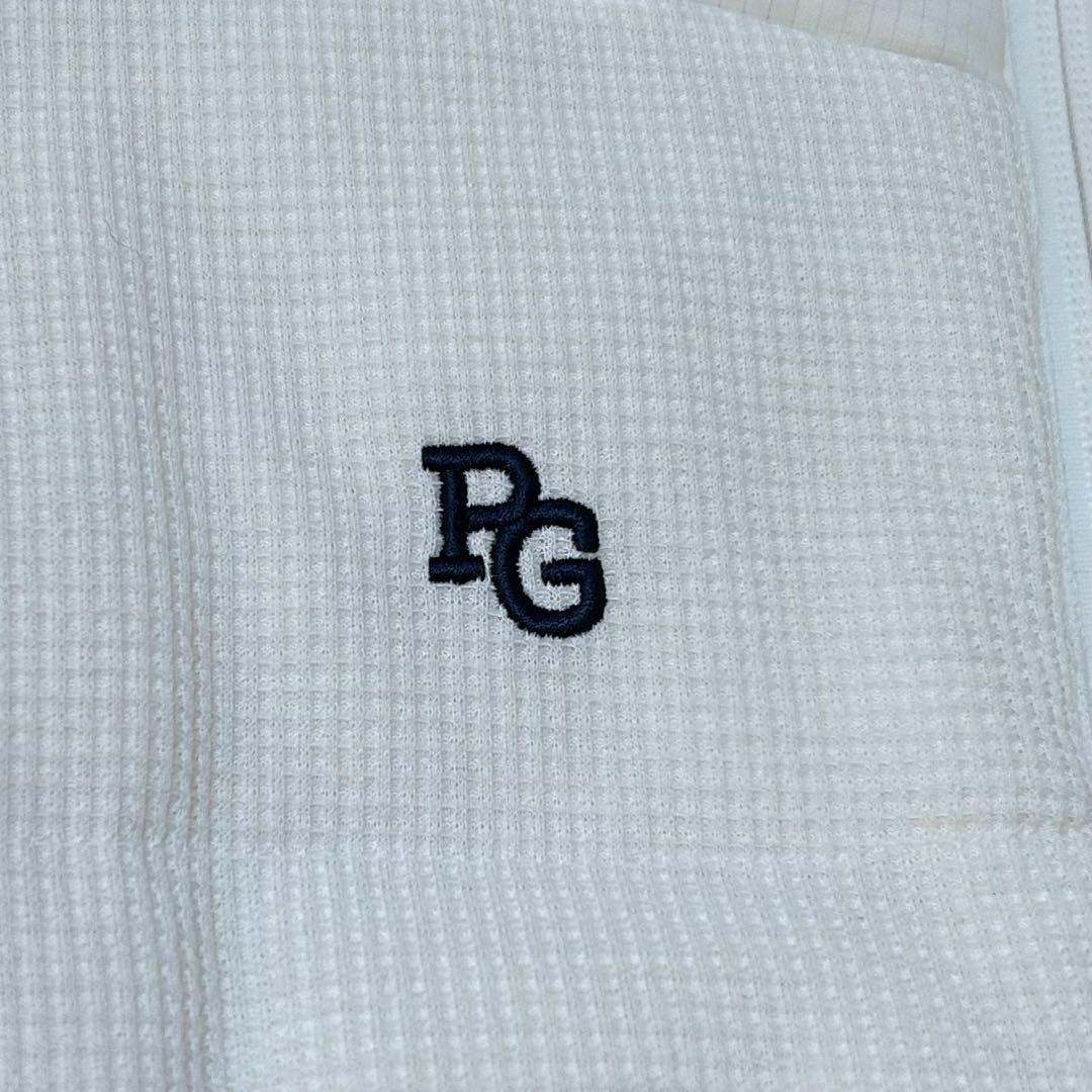 パーリーゲイツ ポリコット ワッフル×ドットエアー ダウンコート