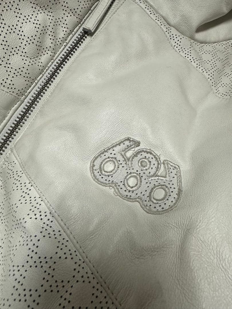 希少　686 レザースノーボードウェア　ホワイト