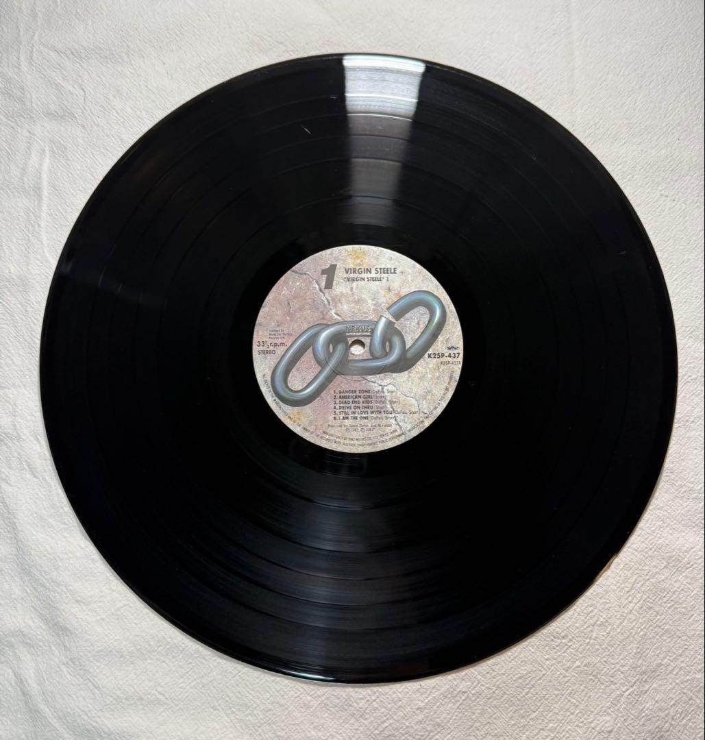 VIRGIN STEELE「Virgin Steele（危険地帯）」LP