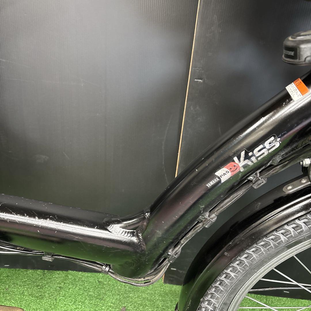 電動自転車 YAMAHA PAS kiss ブラック 3人乗り対応　62