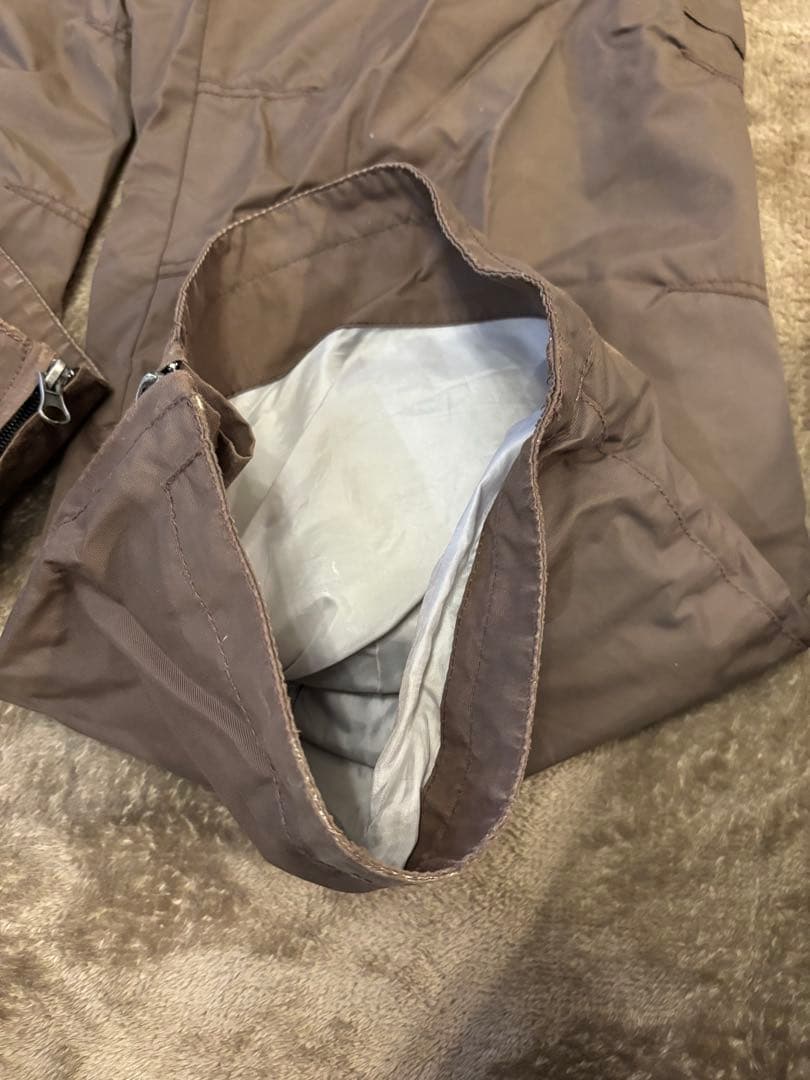 【値下げOK・セット販売】ポンタペス スノボウェア 上下セット メンズ ブラウン