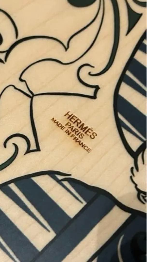 HERMÈS スケートボード ロング ネイビー／ナチュラル 新品未使用