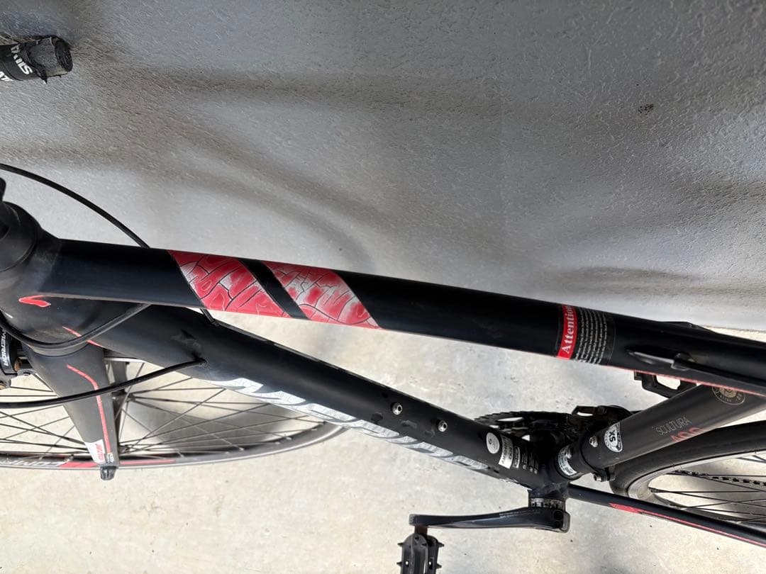 MERIDA ロードバイク ブラック/レッド SCULTURA 400 付属品多