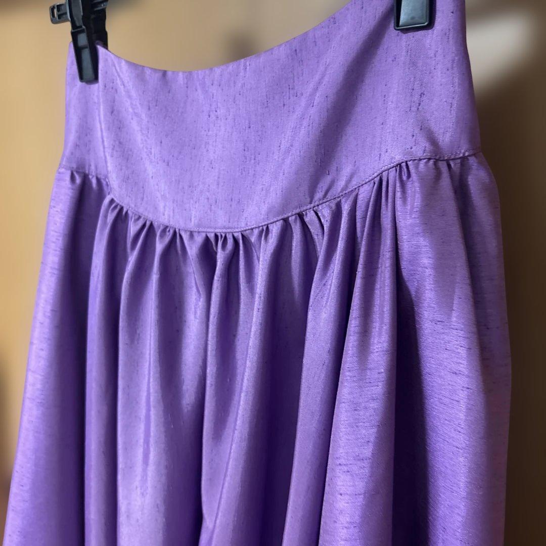 【Maunaloa】マウナロア　フラダンス　スカート　パープル