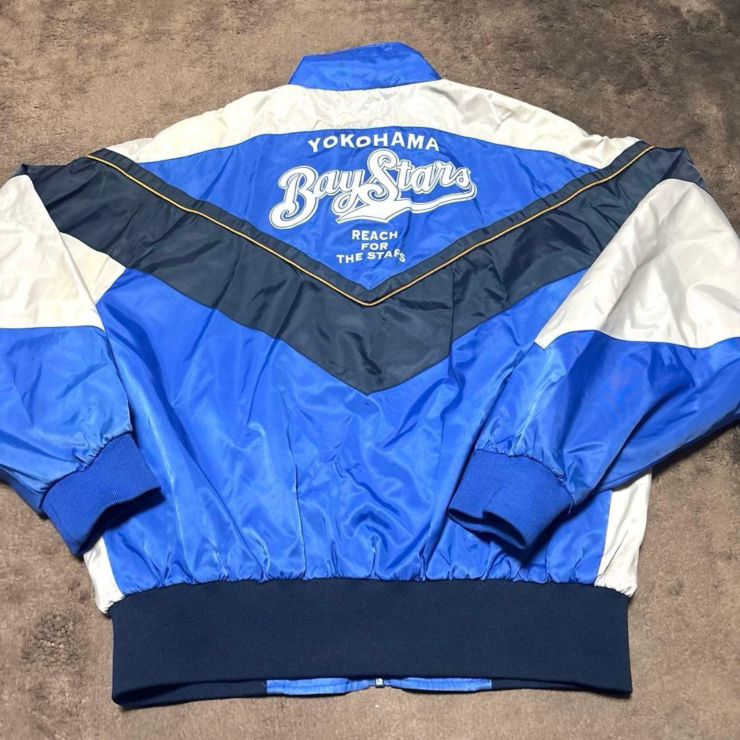【激レア】横浜ベイスターズ グラウンドコート ナイロンジャケット スタジャン
