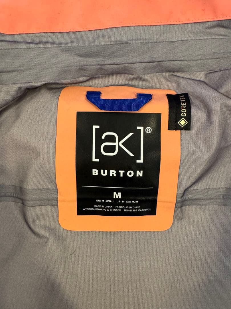 Burton [ak] GORE-TEX スノーボードジャケット Mサイズ
