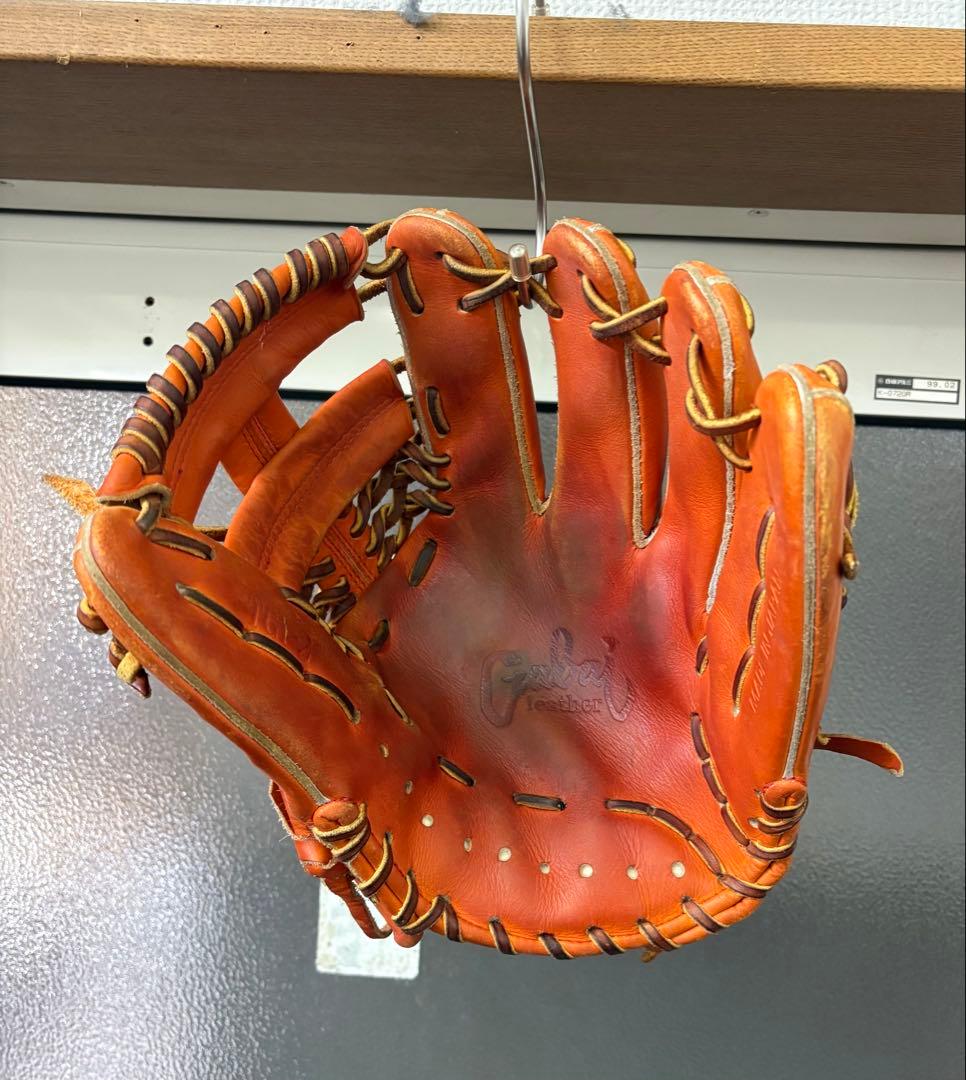 か*お様 最終値下げ　硬式グローブ　サンク　がばいレザー　THANK