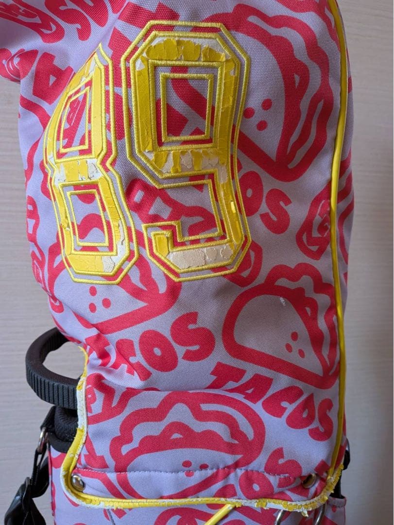 パーリーゲイツ　キャディーバック　タコス柄　ヘッドカバー　PEARLYGATES