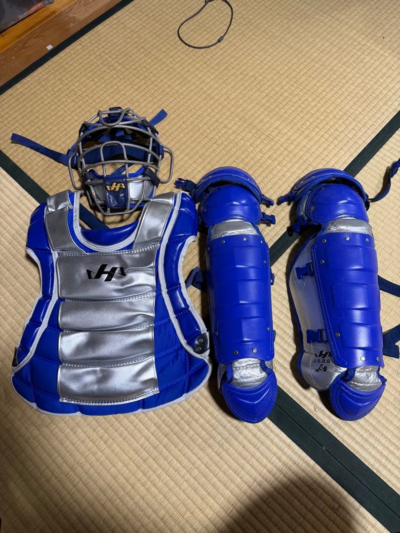 ハタケヤマ）CG-JN25AS ロイヤルブルー×シルバー　少年軟式用