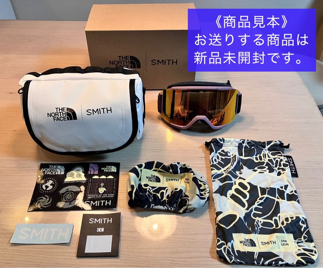 調光 SMITH × TNF スミス SQUAD ノースフェイス ゴーグル