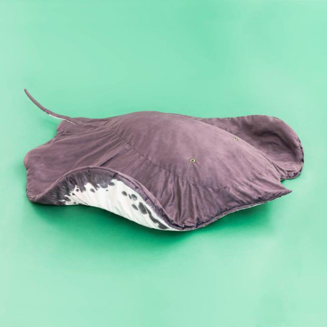 新品 世界最大の淡水エイ ヒマンチュラ・チャオプラヤの ぬいぐるみブランケット