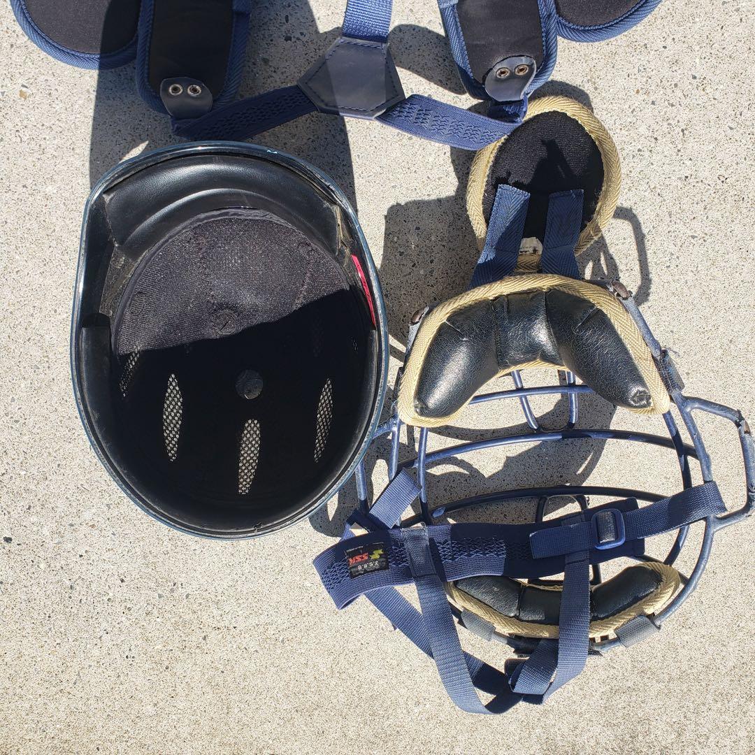 ZETT キャッチャー用プロテクターセット JSBB ネイビー