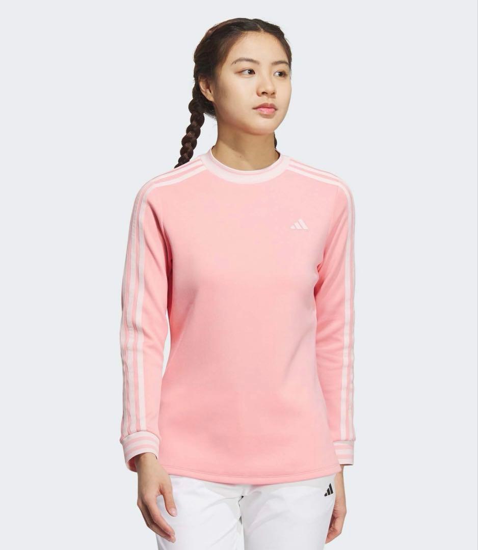 新品✨アディダスゴルフ　上下　長袖保温モックネックシャツ　ボアスカート　XL