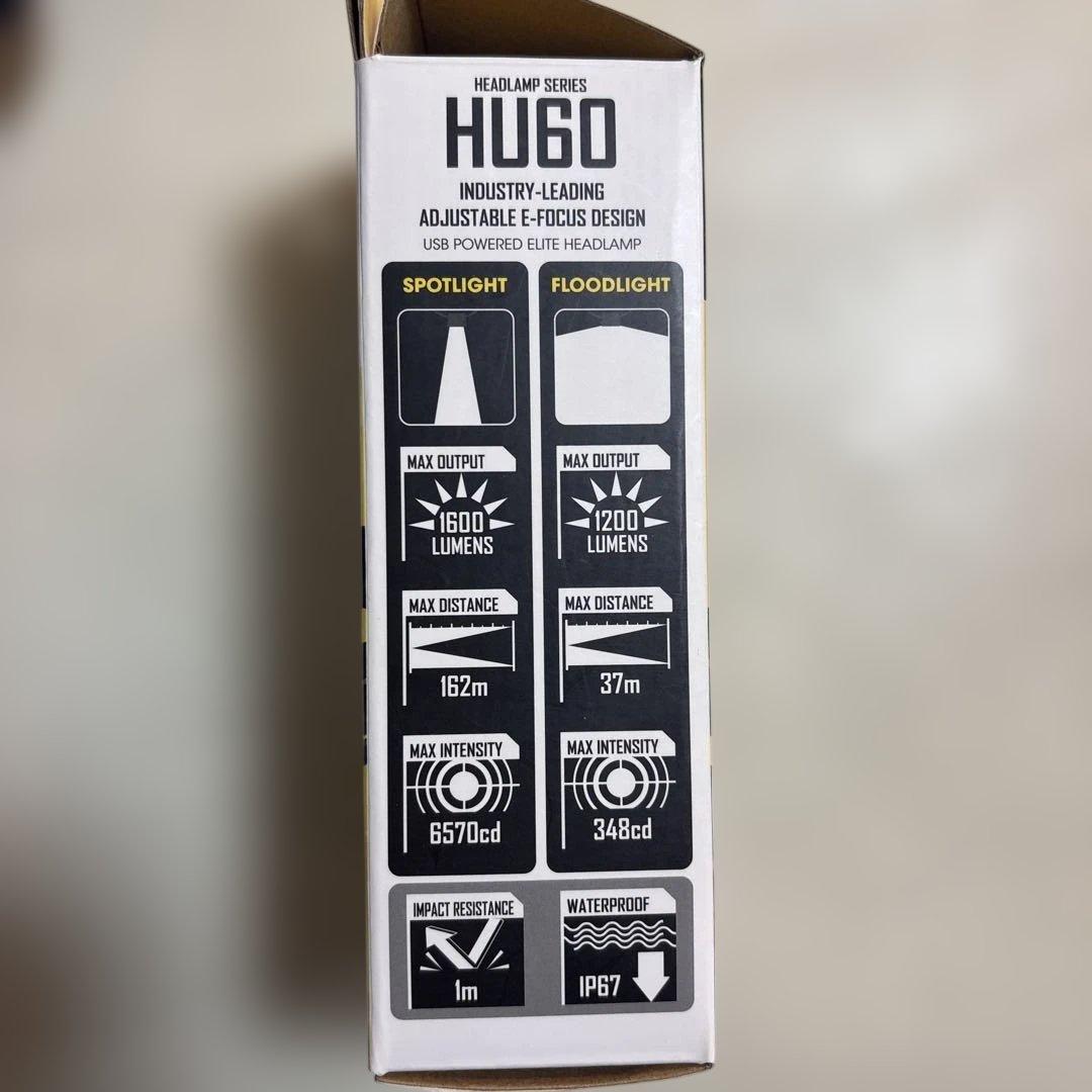 NITECORE HU60 USBヘッドランプ