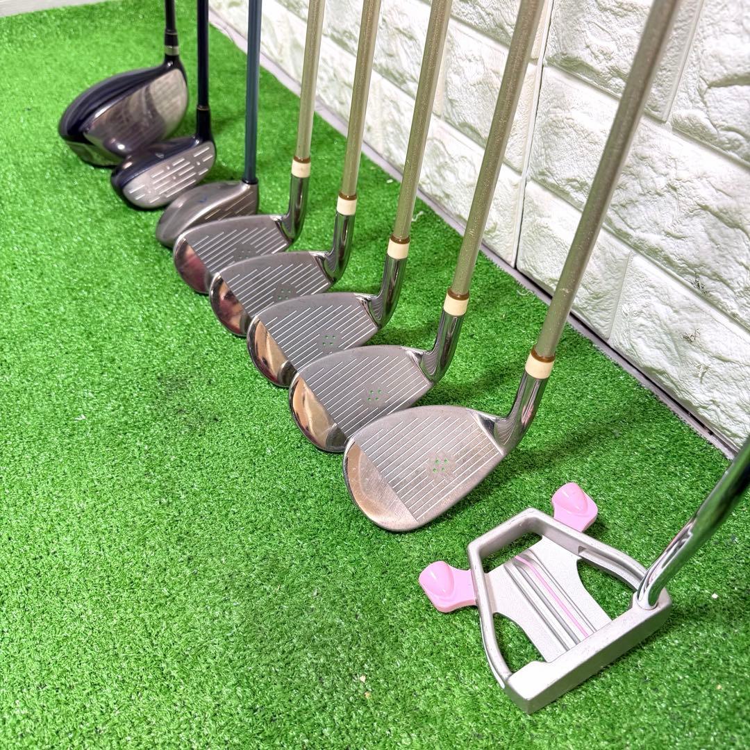 ゴルフセット　レディース　マルマン　FIGARO 打感良好　すぐ使える　カーボン