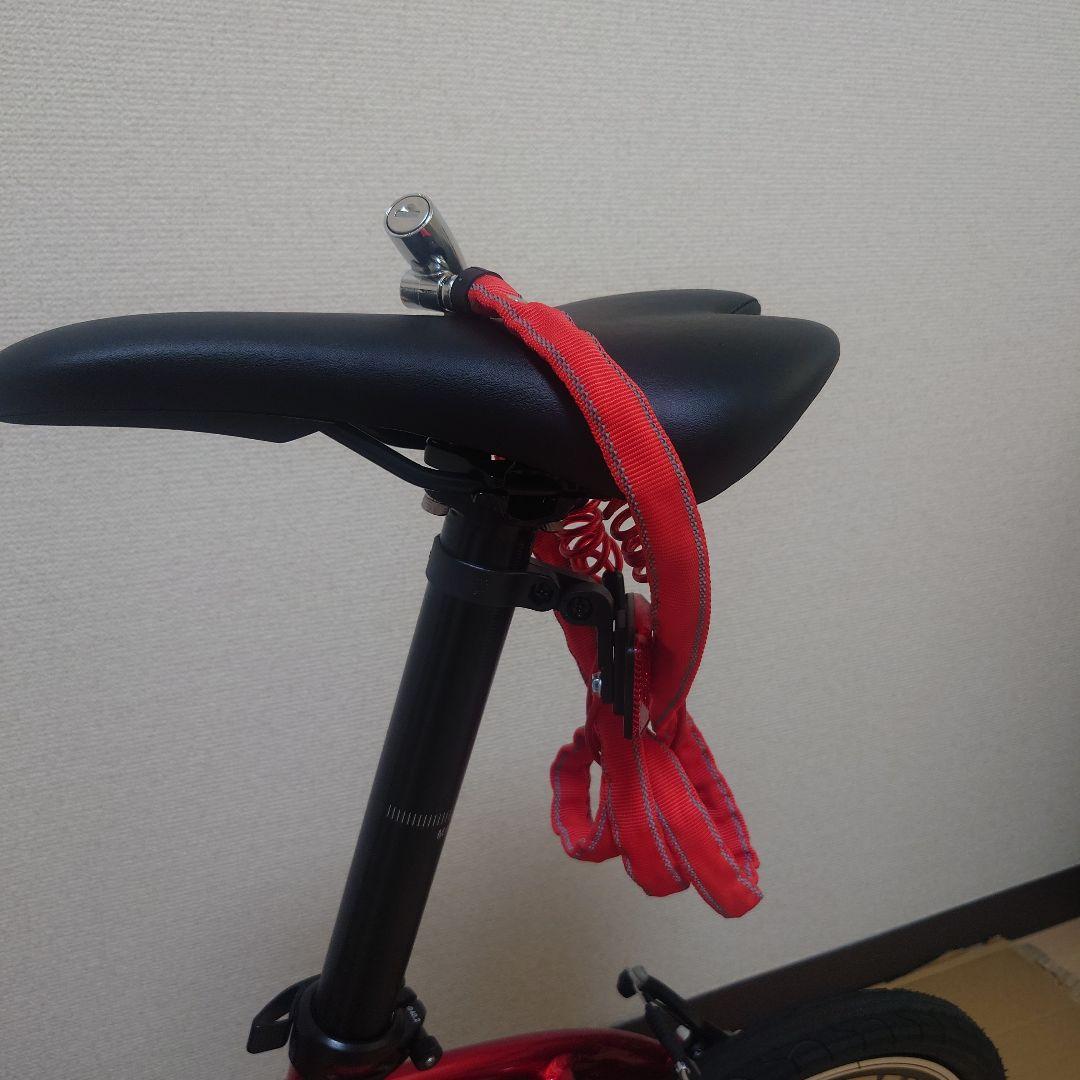 【マサさん用】ルノー（赤）7段変速 折りたたみ自転車（鍵・ライト・オイル等付）