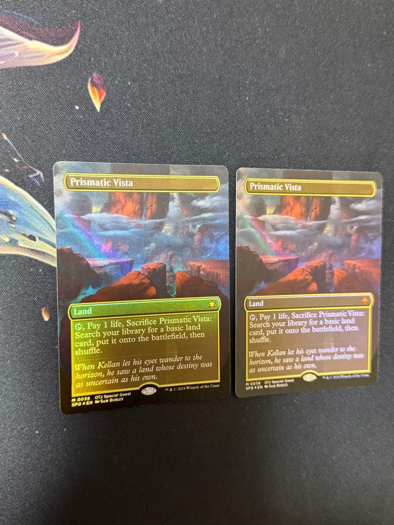 虹色の眺望　英語　フルアート　FOIL 2枚