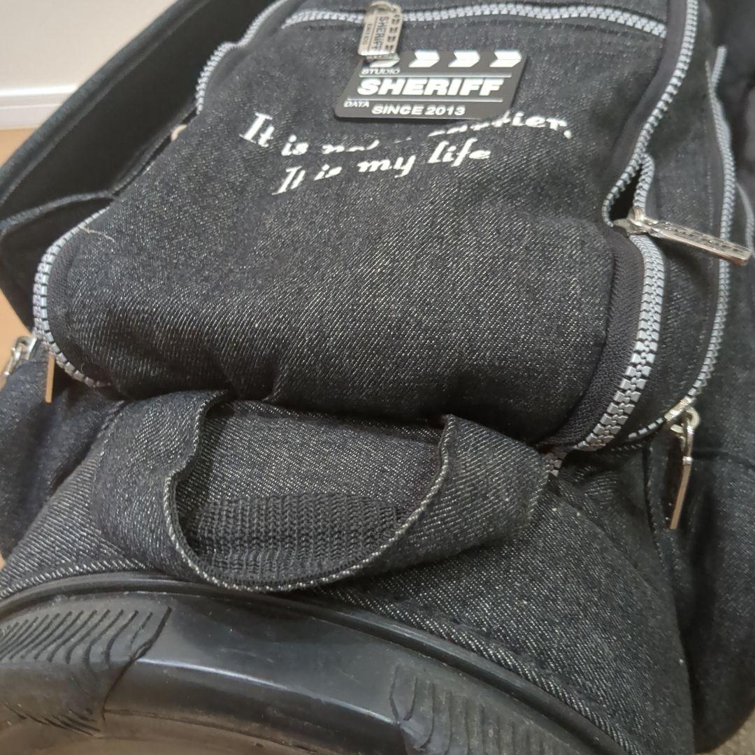 マッキーSheriff　デニムキャディバッグ、メンズ、レディース兼用、美品