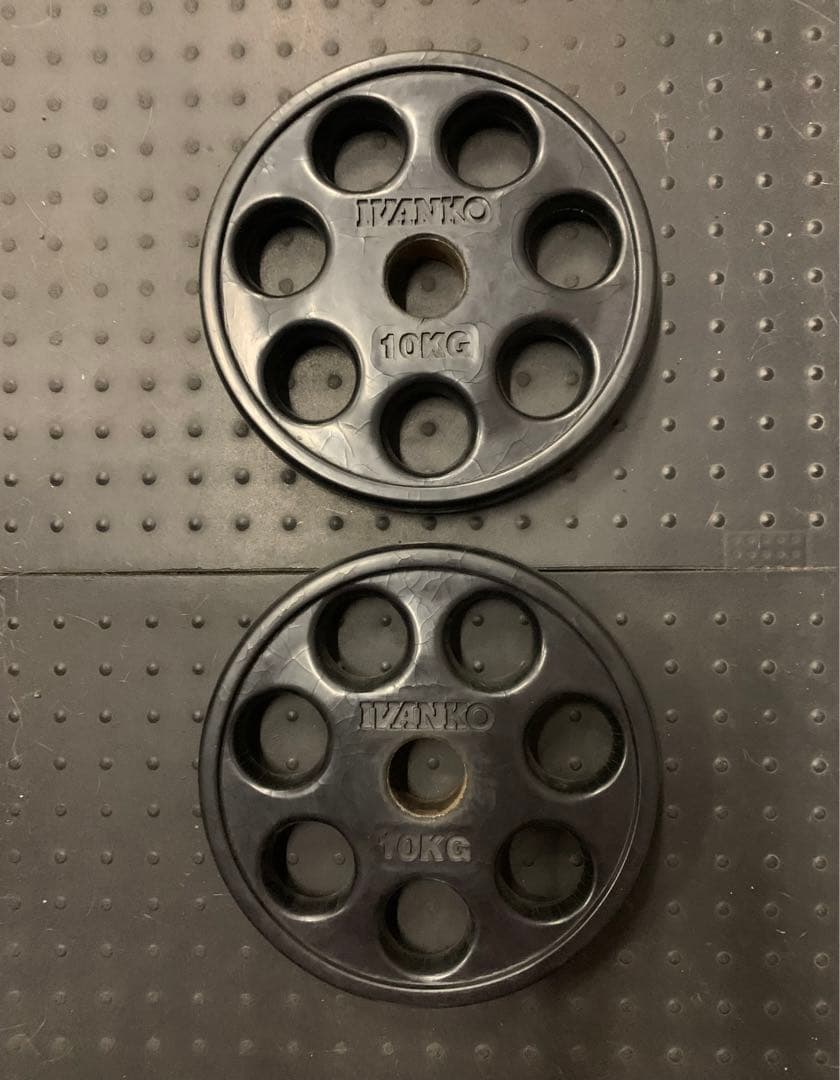 IVANKO イヴァンコオリンピックラバープレート10kg2枚