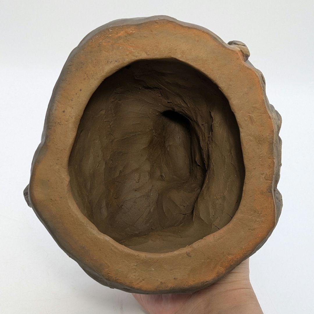 藤原陶斎 備前焼 登龍香炉 共箱栞 伏香炉 藤原陶斉 置物 竜 香道具 茶道具