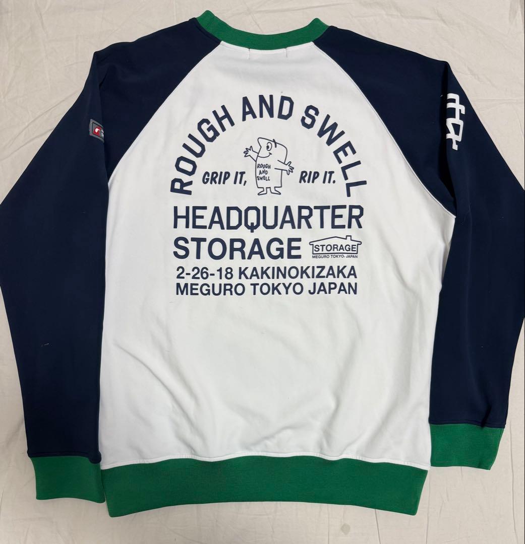 ラフアンドスウェル ロゴ入り スウェットシャツ 男性用 Mサイズ