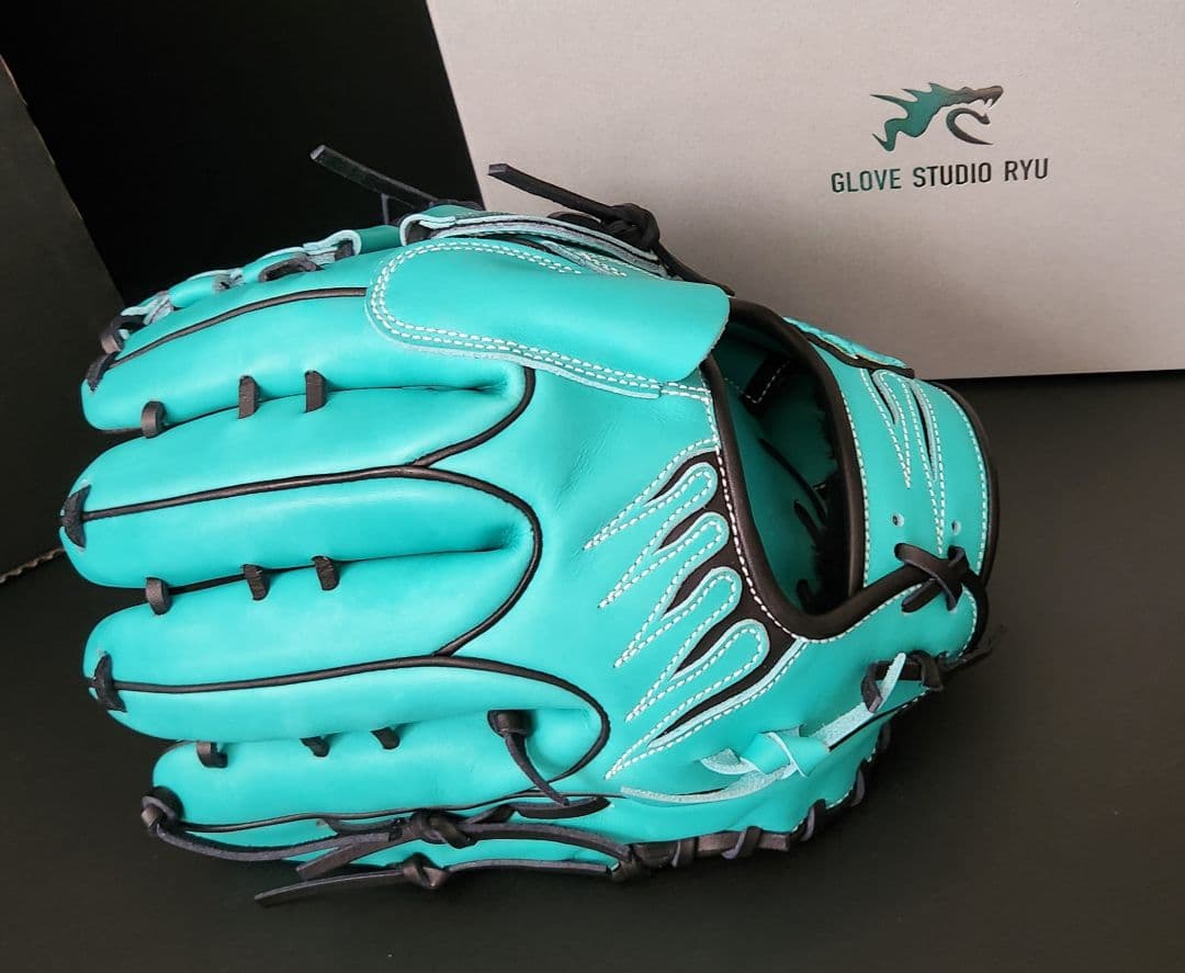 RYUプロモデル☆硬式投手用☆T BLUE×BLACK☆付属品完備☆龍☆台湾