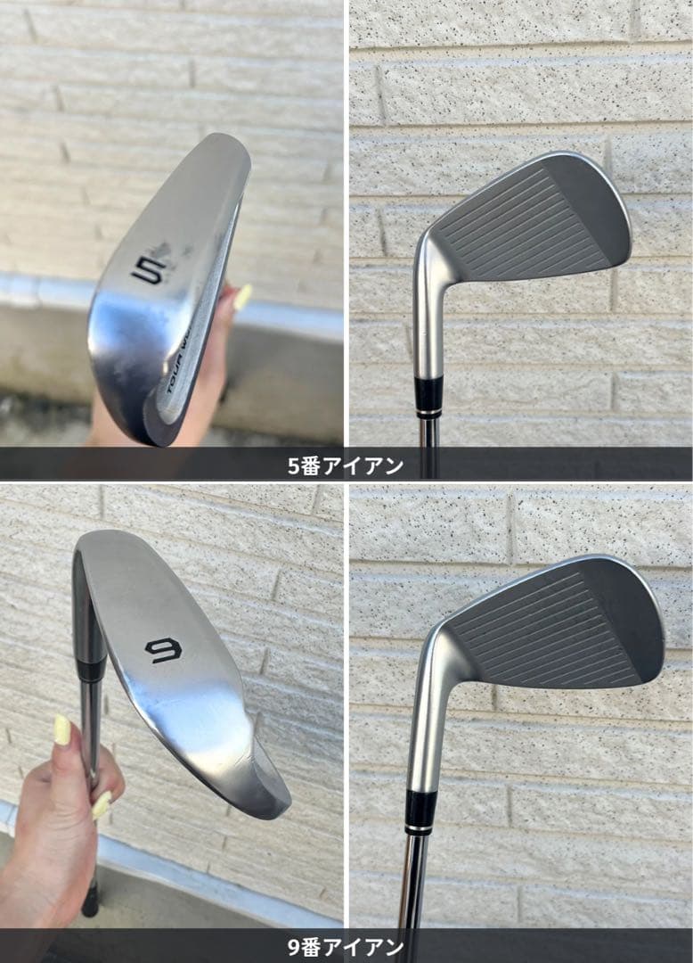 HONMA TOUR WORLD Xシャフト10本＋ODYSSEYパター＋バッグ