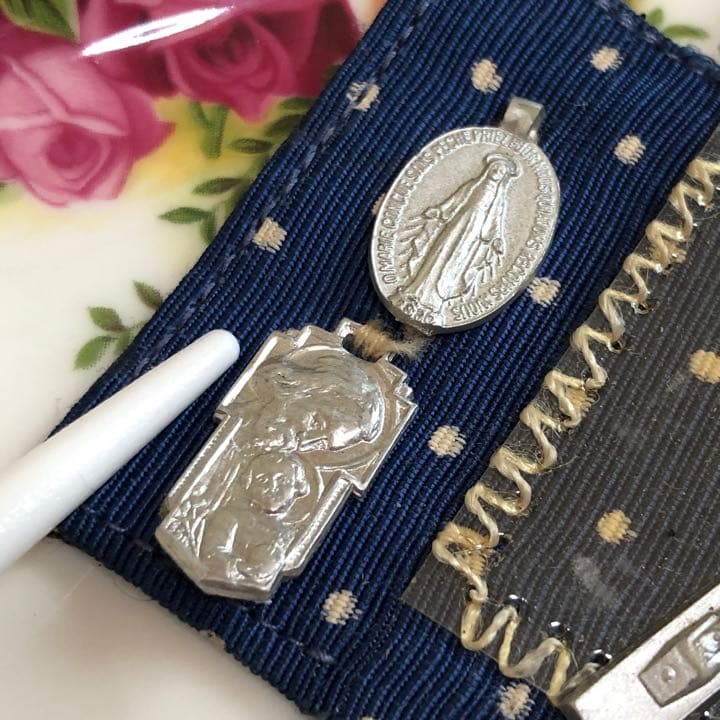 聖品 お守り アンティーク ヴィンテージ イエスキリスト ロザリオ