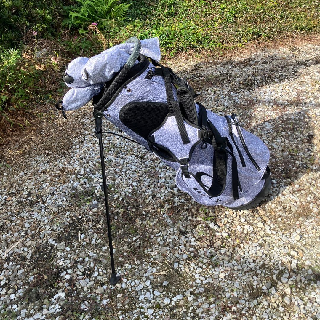 OAKLEY ９インチグレー キャディバッグ