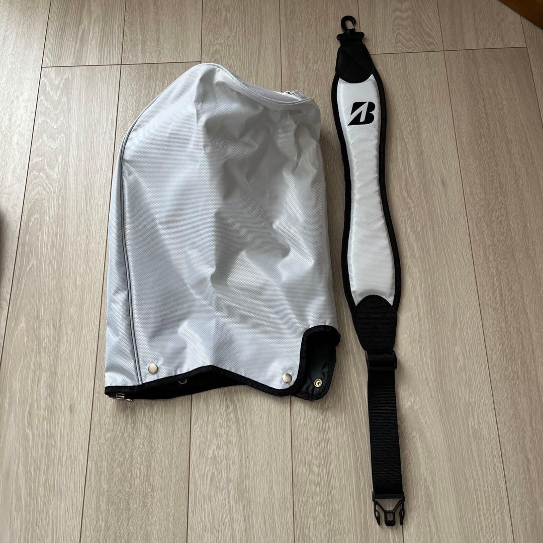 【新品未使用】 BRIDGESTONE GOLF キャディバッグ 白赤