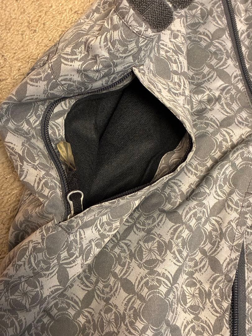 【美品】スキー　スノーボードウエア　スパイダー　パンツ　グレー　M