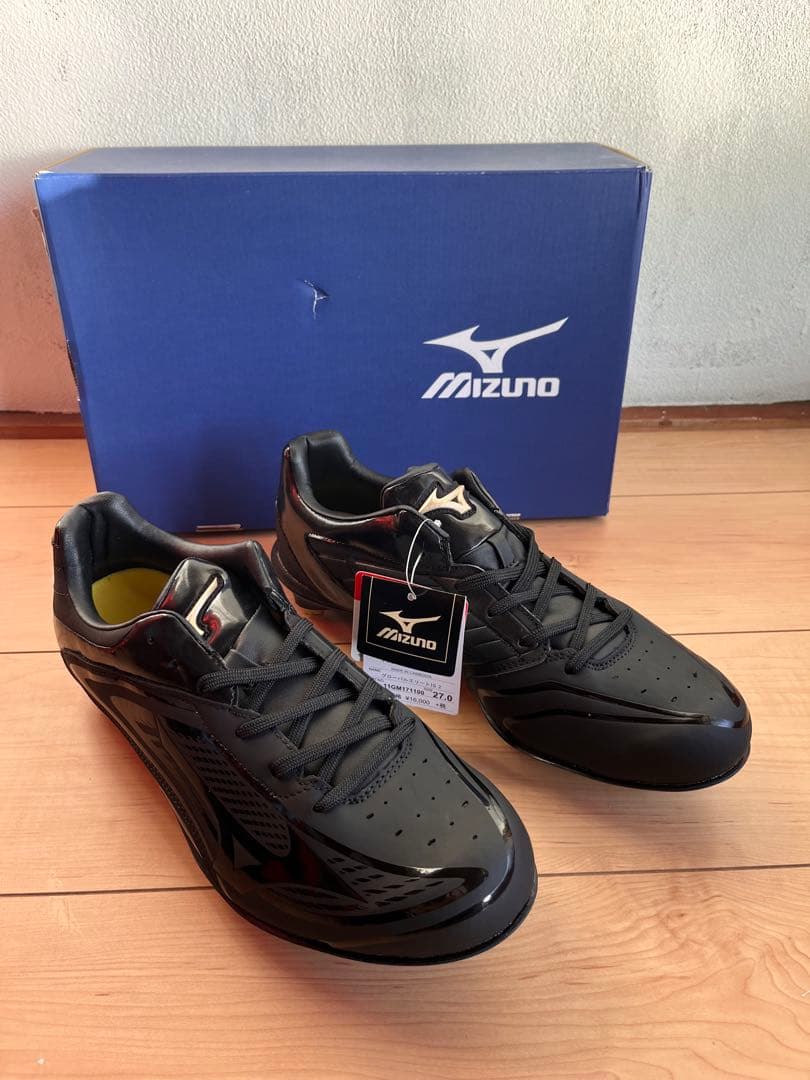 ミズノ 野球スパイク 27.0cm 黒 金具