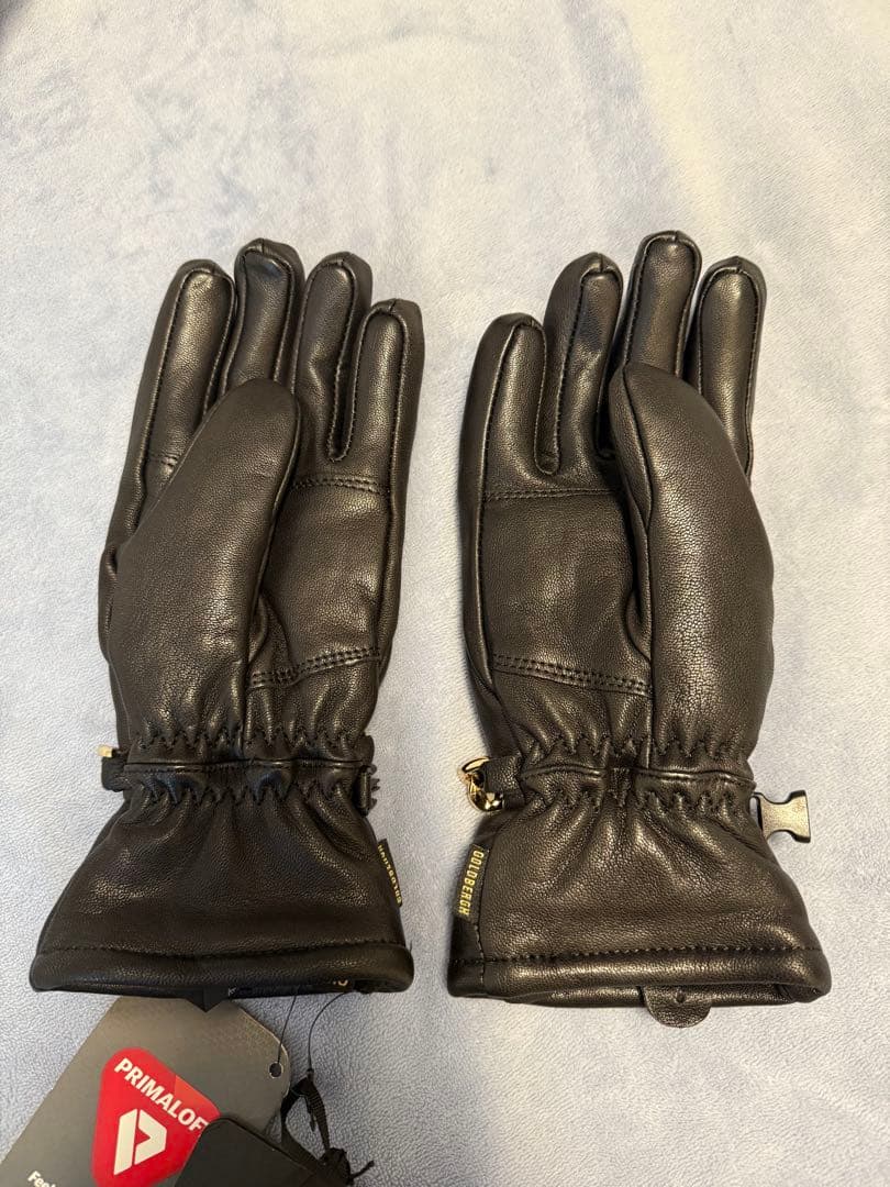 GOLDBERGH ブラック レザーグローブ